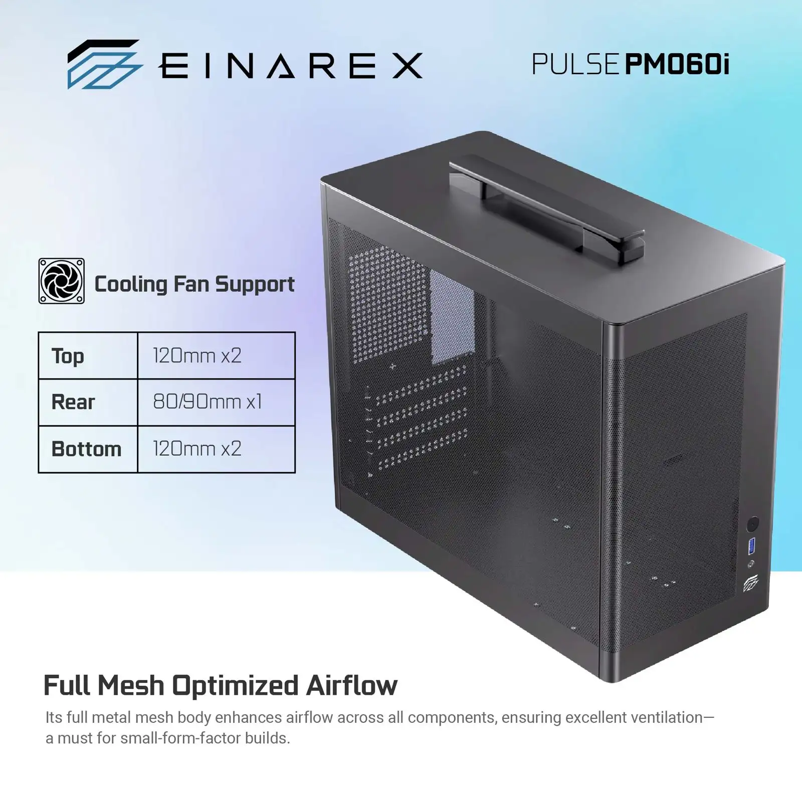 EINAREX PM060i / P060i ITX / M-ATX with Handle