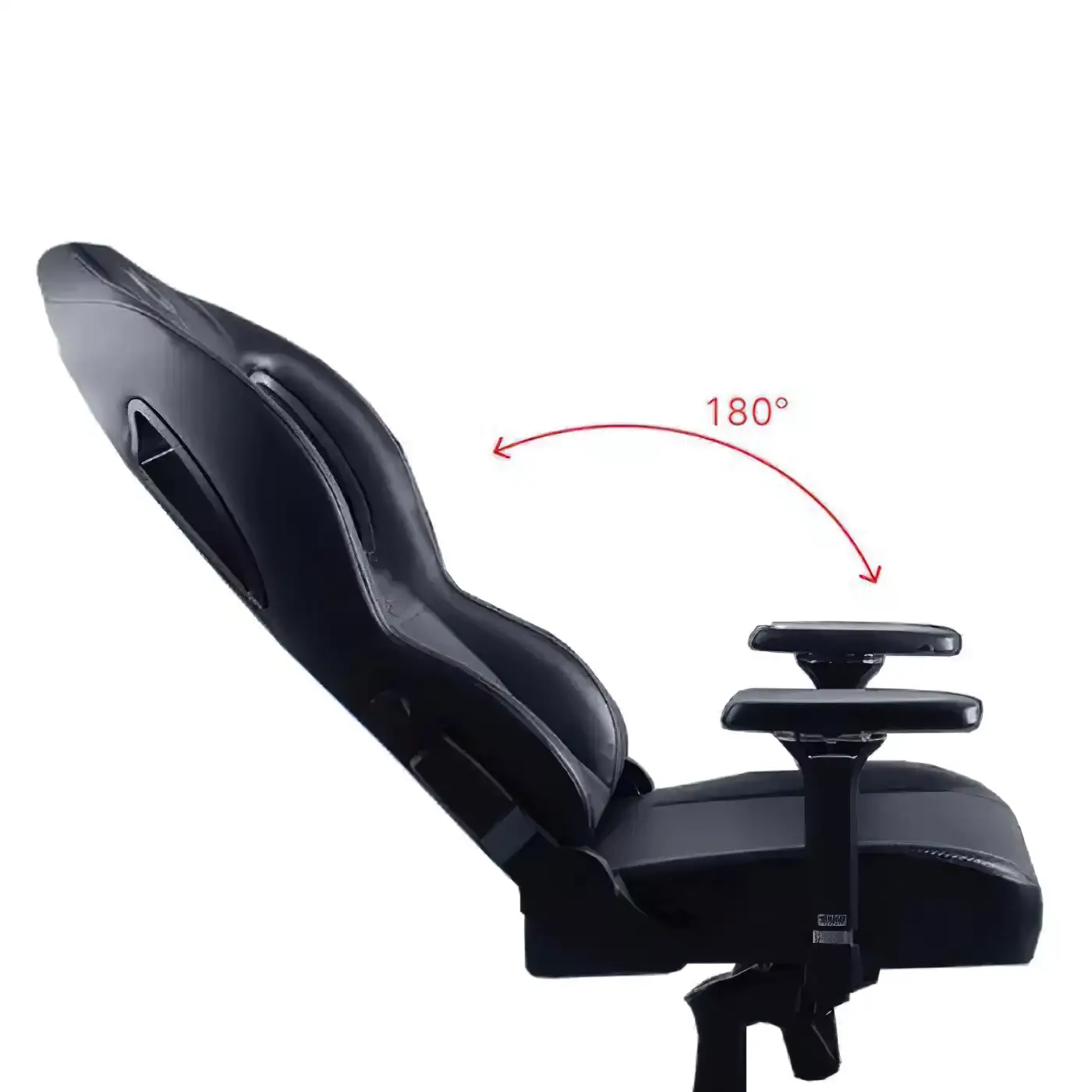 TODAK Throne Gaming Chair 180° Reclining Backrest 4D Adjustable Armrests Premium Scratch-Resistant PU Leather