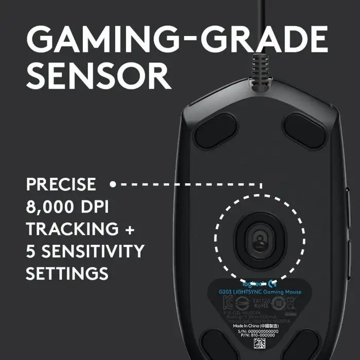 Logitech G102 V2 LightSync Gaming Mouse RGB (White)