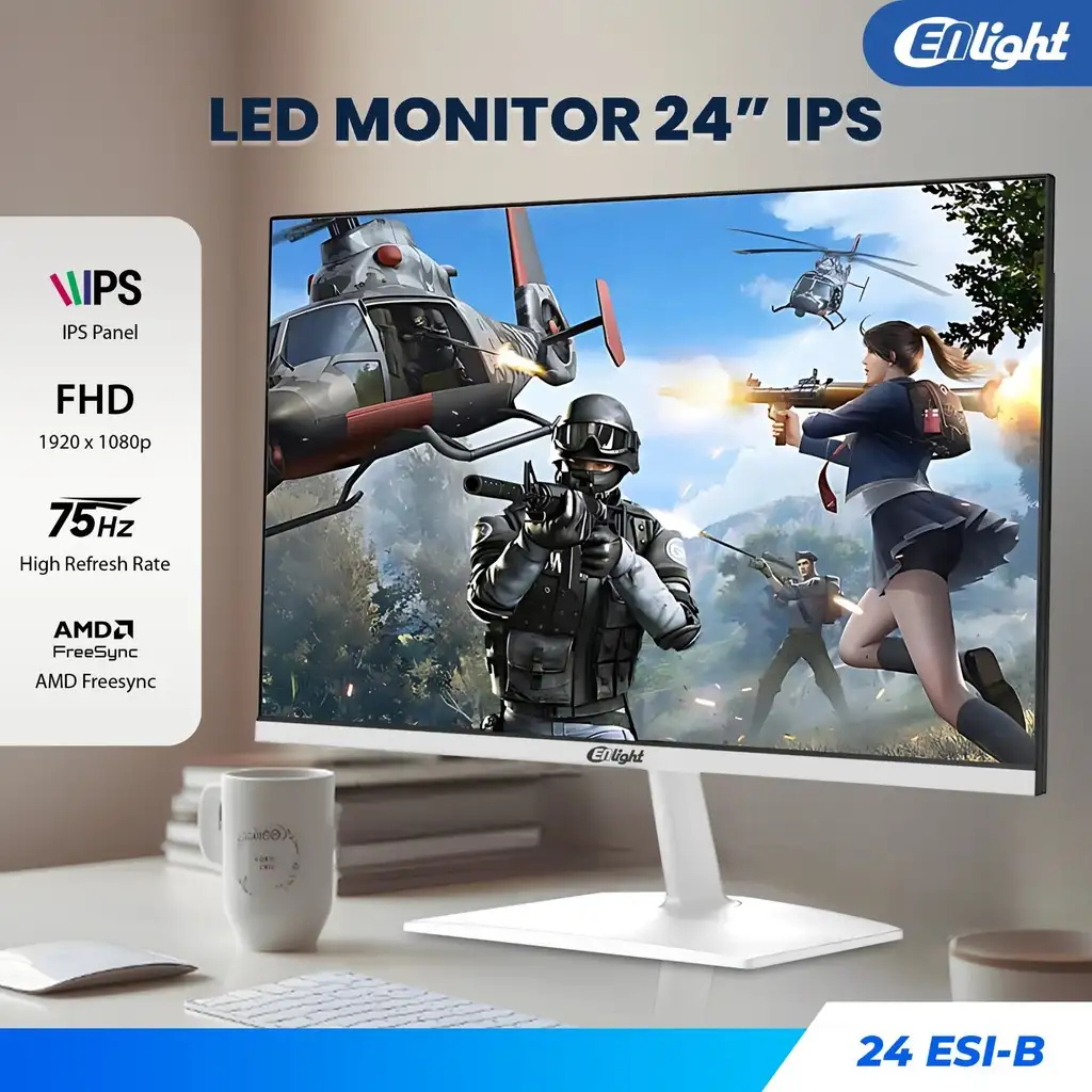 PC BUILD UP ENPC Q150 / Z170 Intel Core i3 6100 DDR4 8GB SSD 256GB + 24ESI 24"