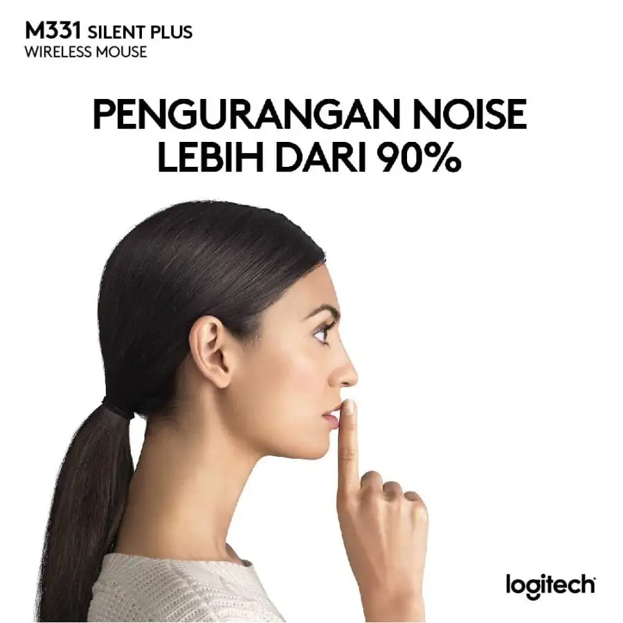 Logitech M331 SILENT WIRELESS Mouse Red