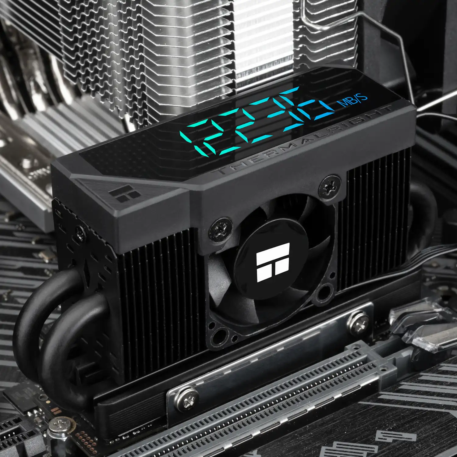 THERMALRIGHT HR-10 2280 PRO Digital Black SSD Cooler M.2 Nvme Heatsink