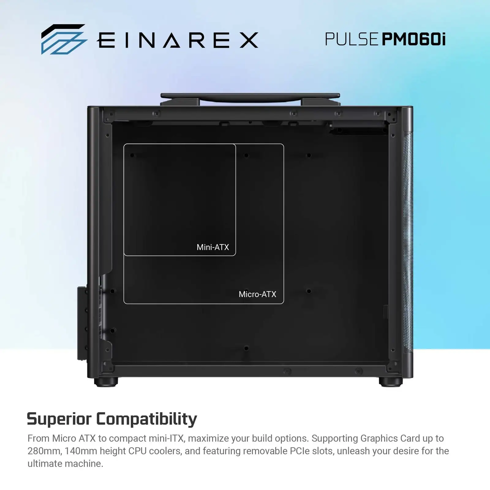 EINAREX PM060i / P060i ITX / M-ATX with Handle