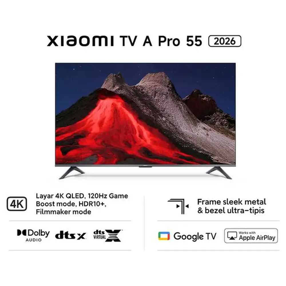 Xiaomi Google TV 55" A Pro 2026 QLED 4K UHD