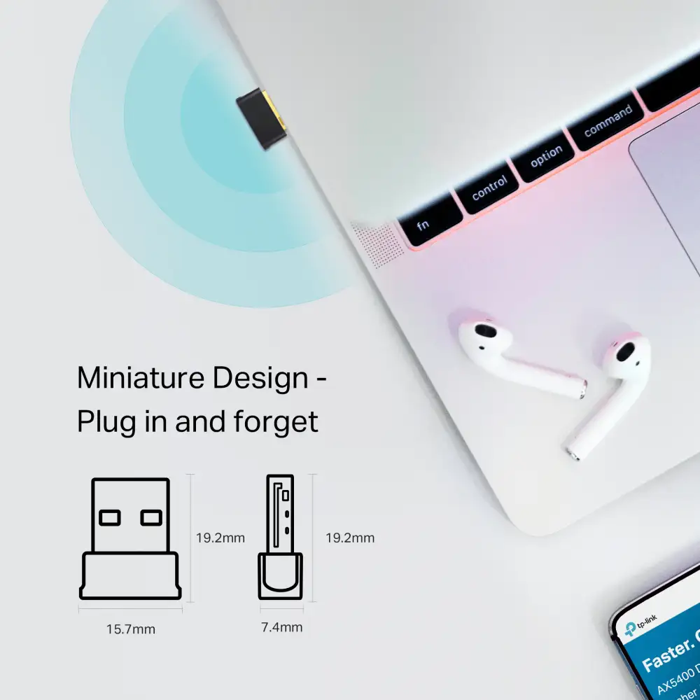 TP-LINK Archer T2UB Nano 2 in 1 Wifi + Bluetooth adapter