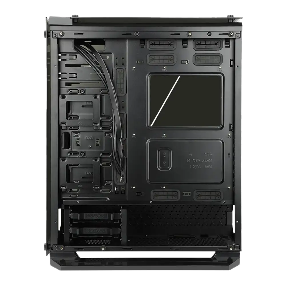 AbkoNcore TENGRI 650 ATX- 6x Temper + PSU Cover LED +3Fan