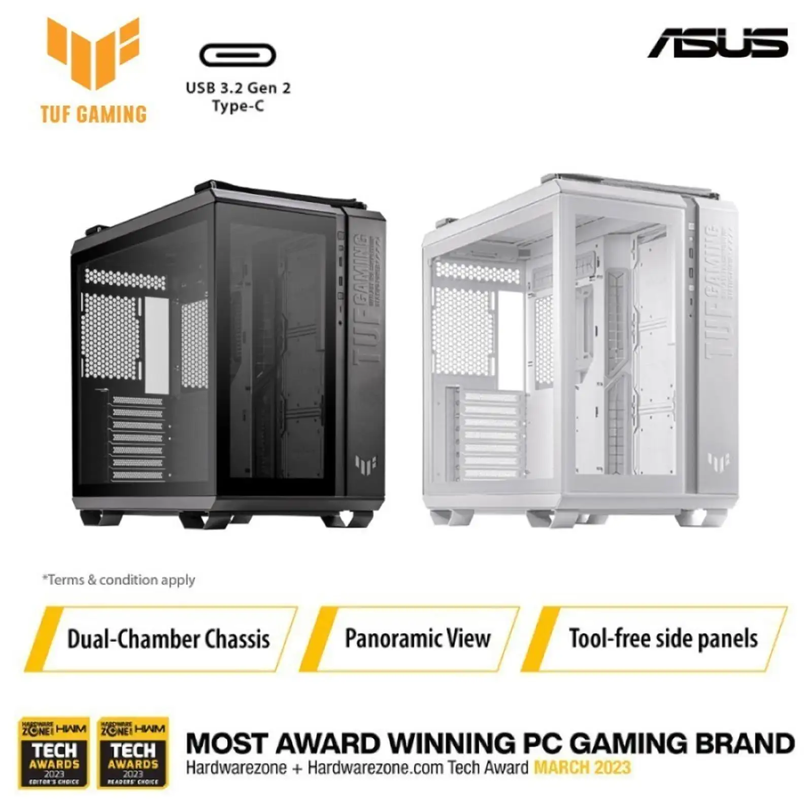 ASUS TUF GAMING GT502 WHITE
