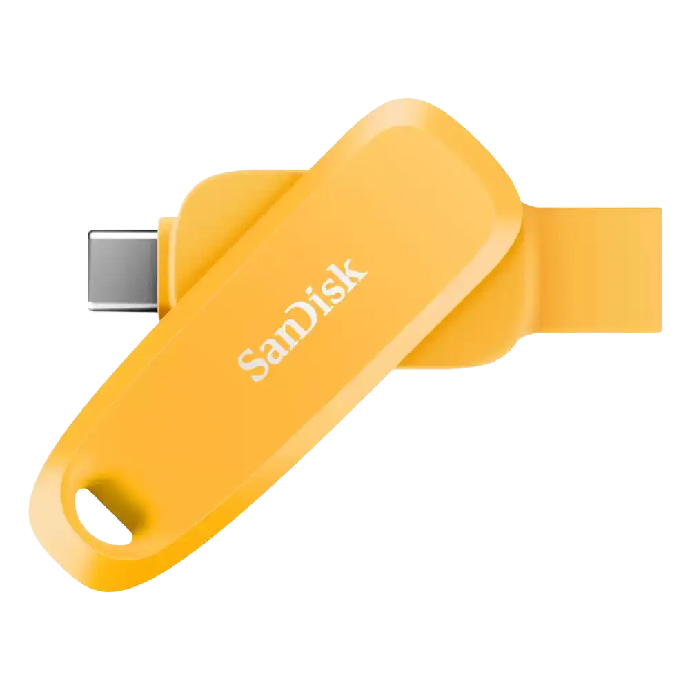 FLASHDISK SanDisk Phone Drive USB OTG Type-C SDDDC6 64GB Yellow