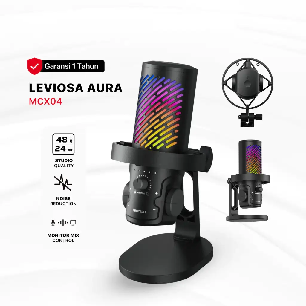 FANTECH LEVIOSA AURA MCX04 Mic Streaming Device Black
