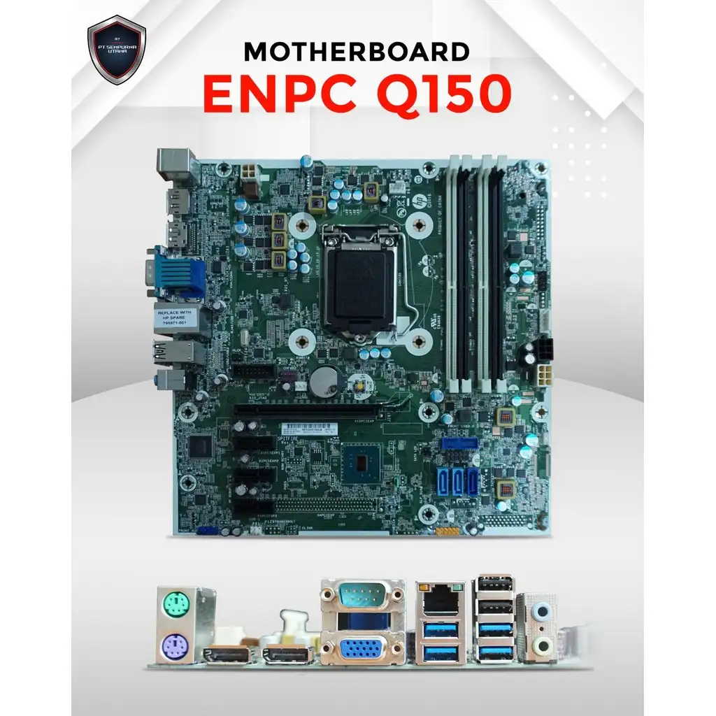 PC BUILD UP ENPC Q150 / Z170 Barbone Intel Q150 + Heatsink + Case PSU 280w Supp Intel Gen 6th