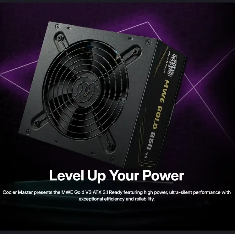 Cooler Master MWE Gold 750 V3 750W 80+ Gold ATX 3.1 Non Modular