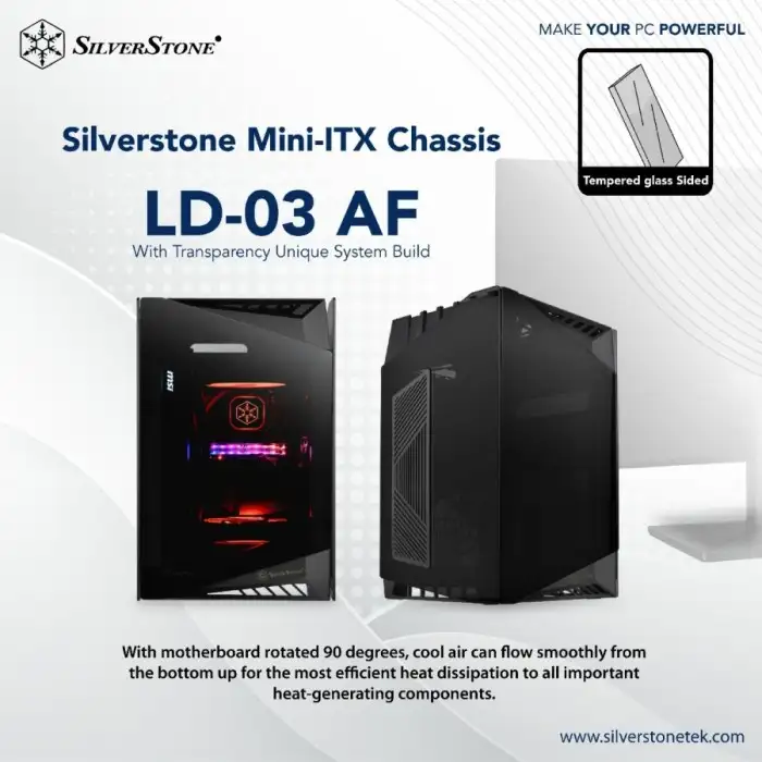 SilverStone LUCID LD03-AF AirFlow version 2 Fan | SFX PSU