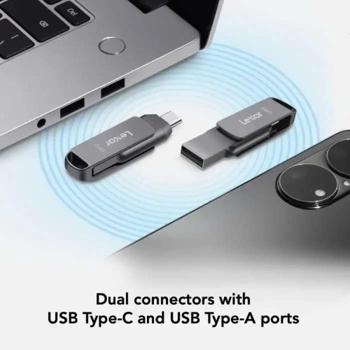 LEXAR JUMPDRIVE D400 OTG USB 3.1 Type-C 64GB