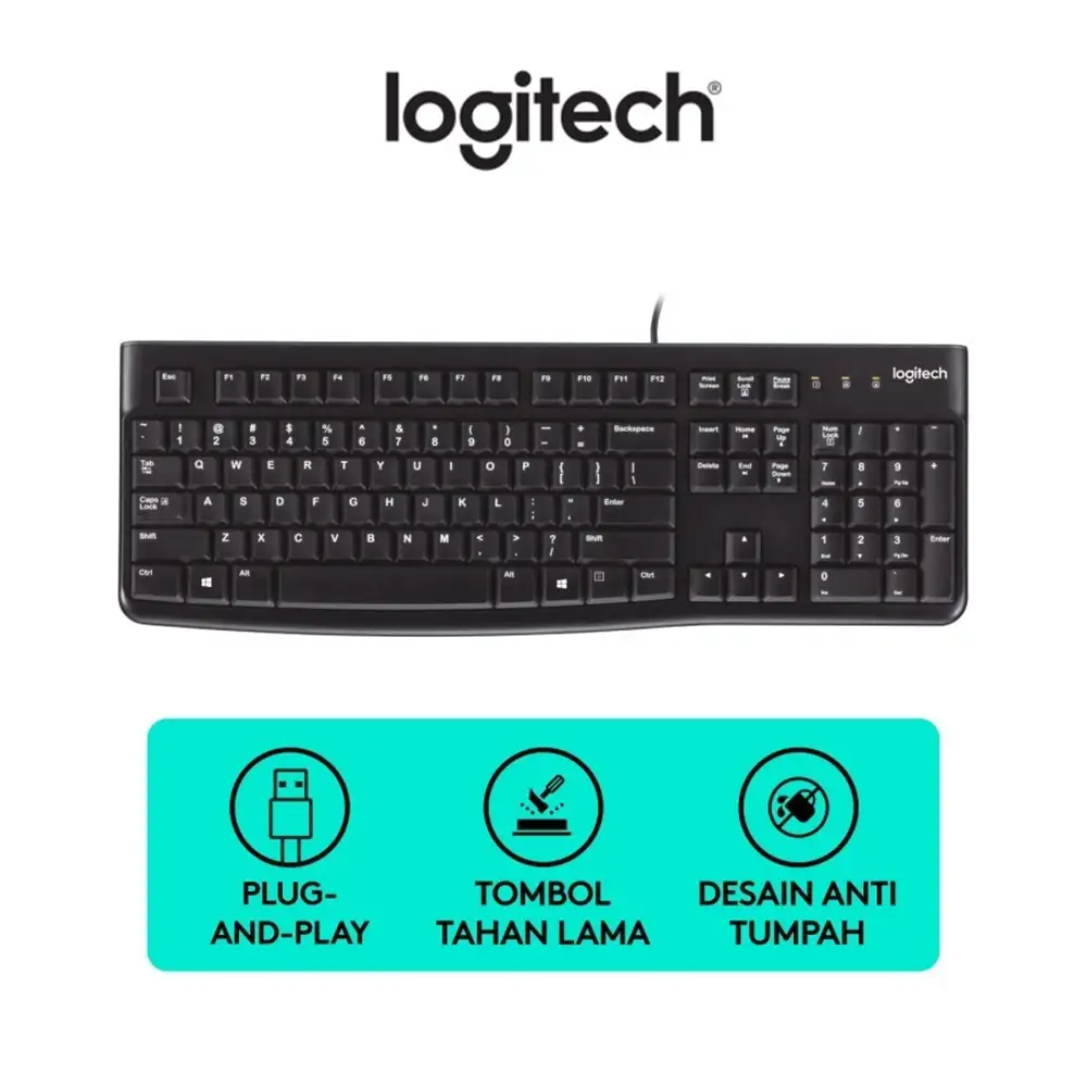 Logitech K120 USB Keyboard