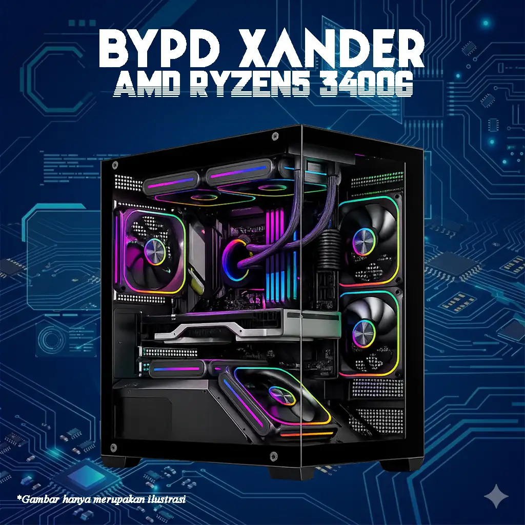 BYPD Xander AMD Ryzen 5 3400G 4.2Ghz | DDR4 | NVME - GAMING PC
