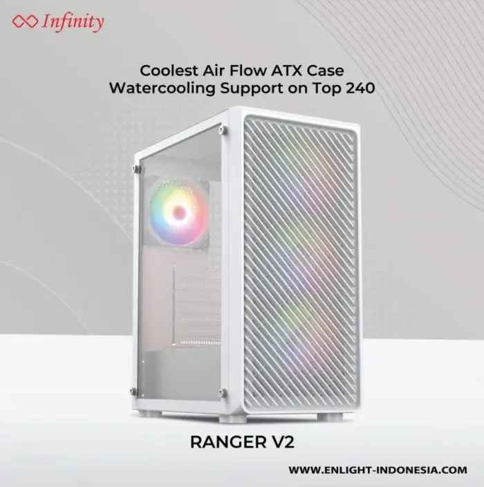 INFINITY RANGER V2 White + No Fan (ATX)