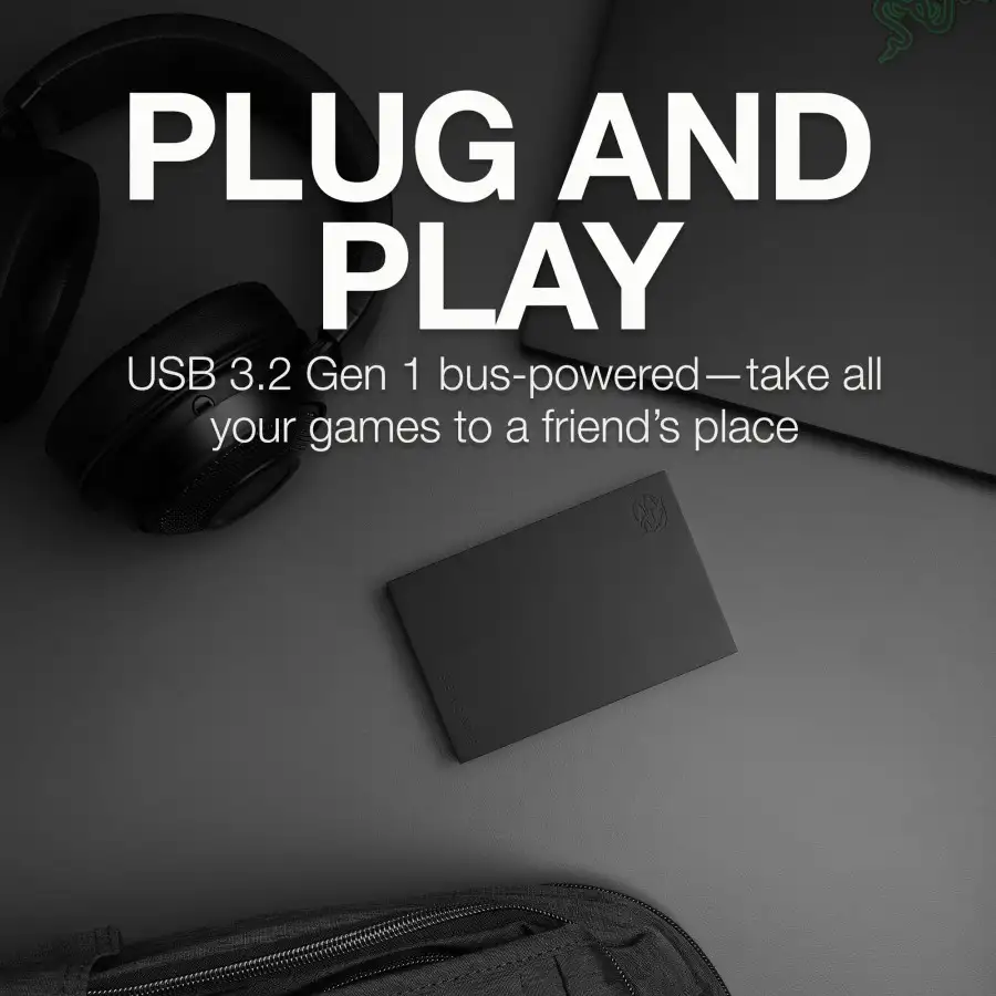 SEAGATE FireCuda Gaming Portable Hard Drive External USB3.2 RGB 2TB