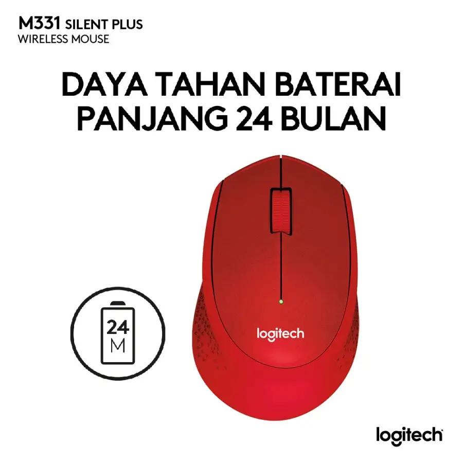 Logitech M331 SILENT WIRELESS Mouse Black