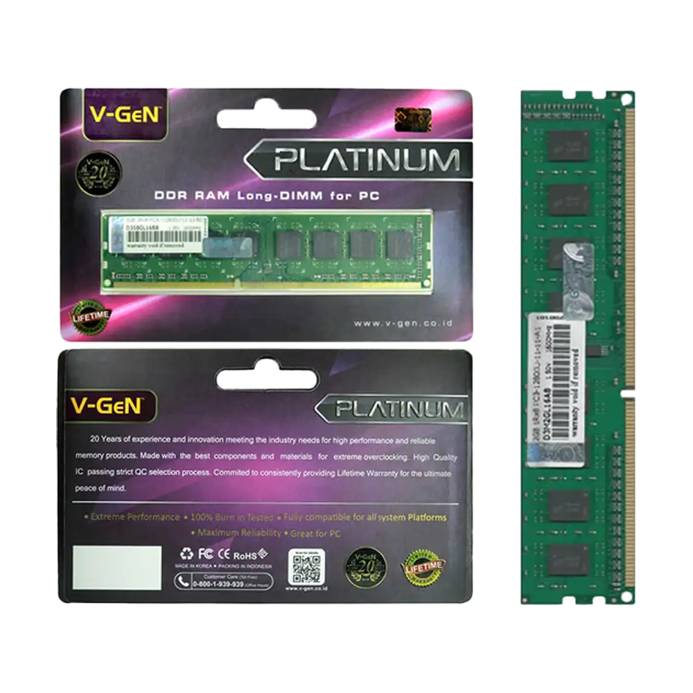 V-GEN PLATINUM DDR4 16GB 3200Mhz LONGDIMM