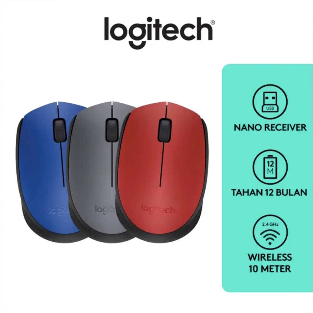 Logitech M171 WIRELESS Mouse Blue
