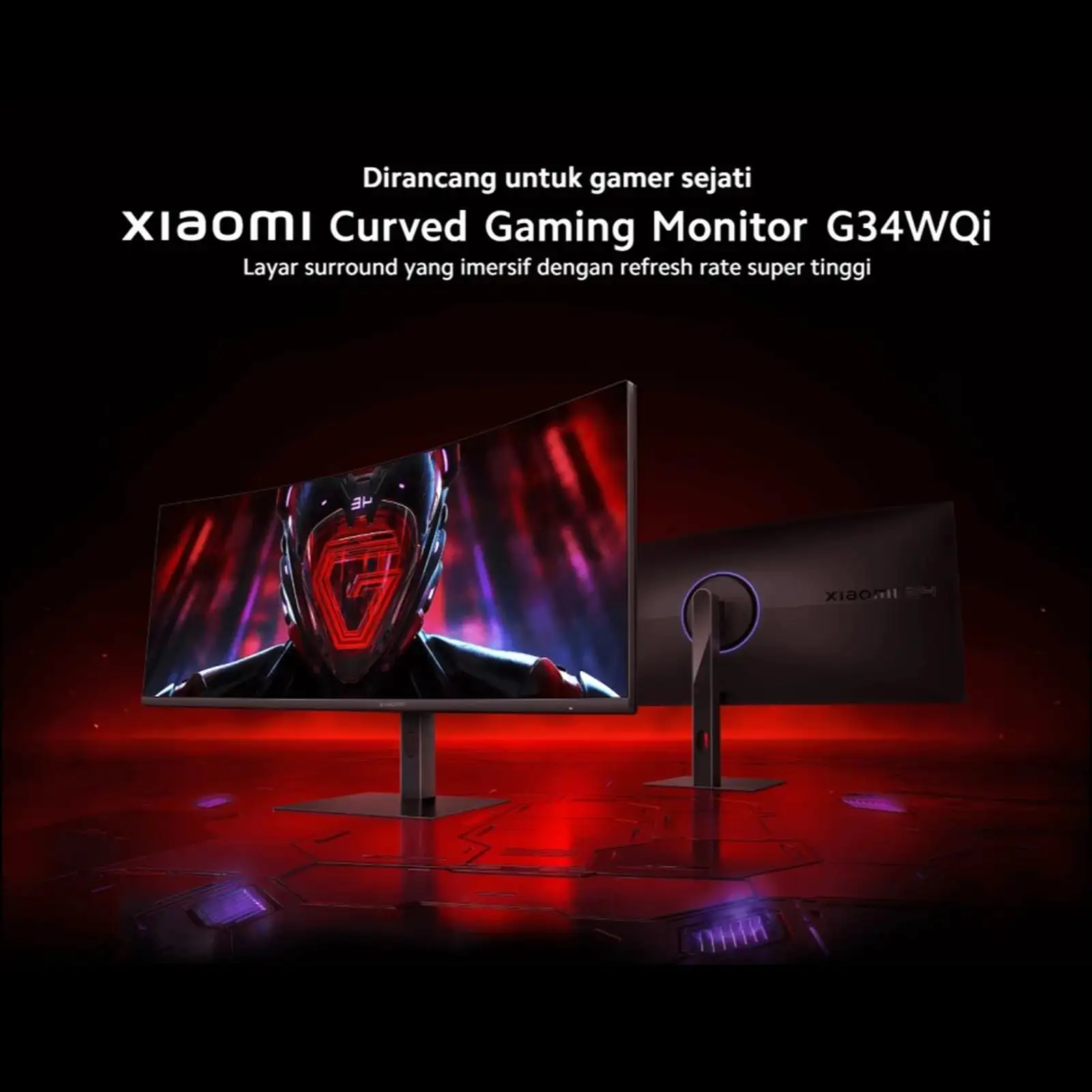 Xiaomi G34WQi 34" Curved Gaming Monitor WQHD 180Hz 1ms UltraWide