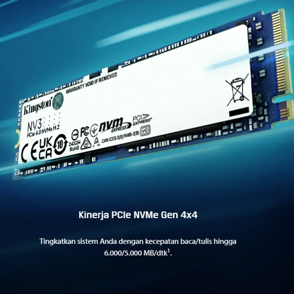 KINGSTON NV3 500GB GEN 4 SNV3S/500G 5000mbps