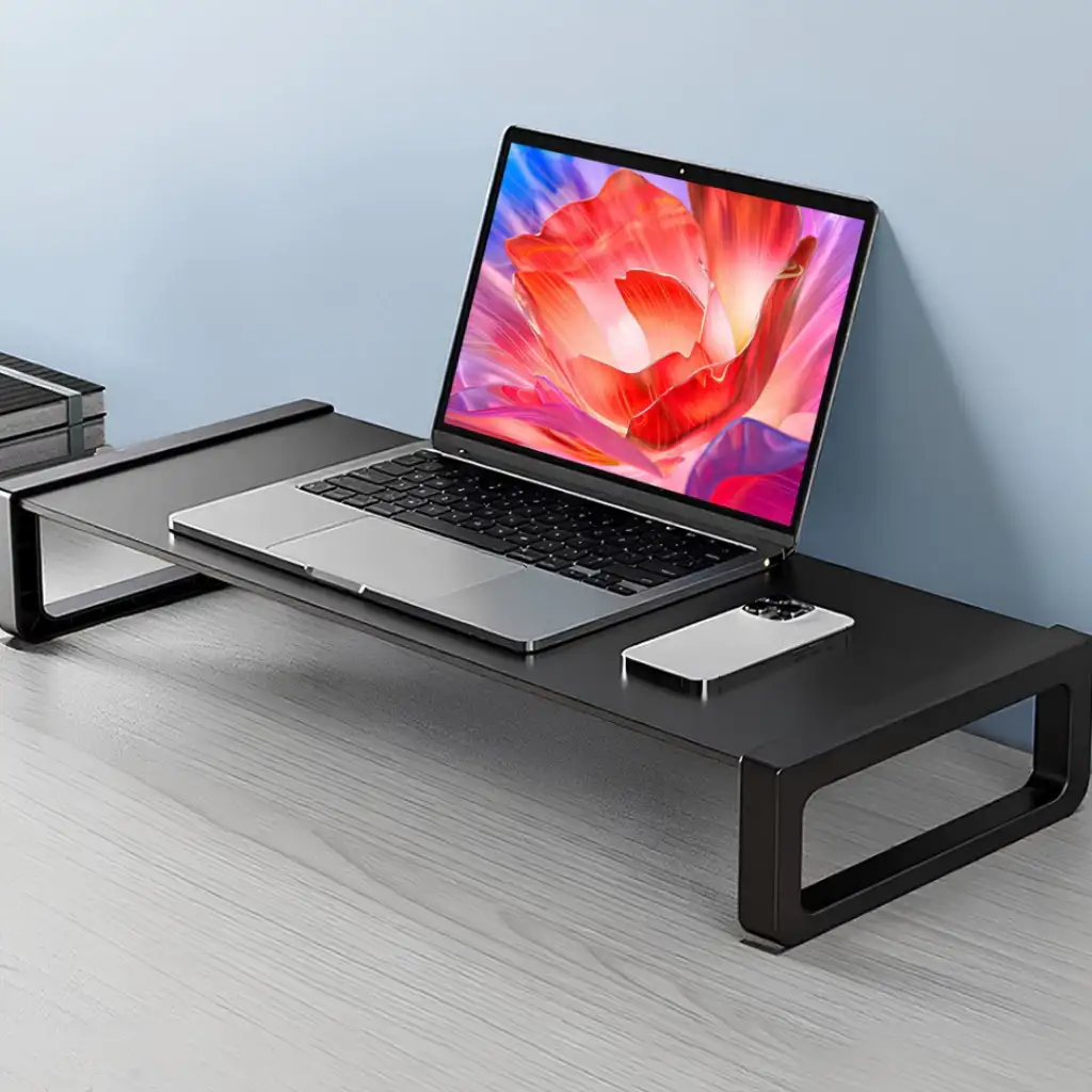 OXIMUS R420 Monitor Stand Riser Metal 20x50x8cm 16"-34" 20Kg (Black)