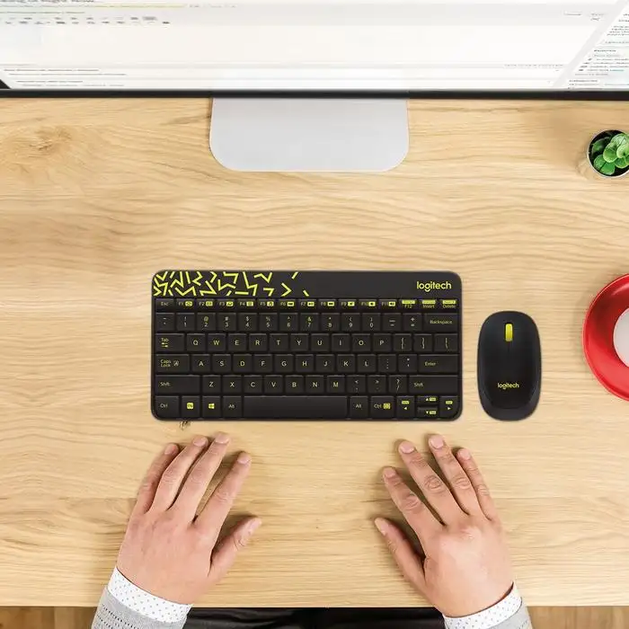 Logitech MK240 Nano Wireless Combo Keyboard Mouse Black