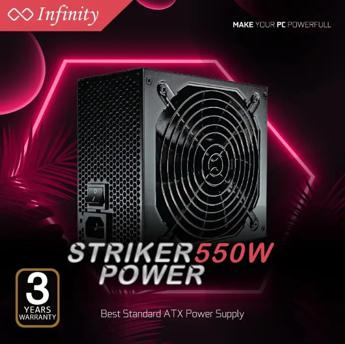 Infinity 550W Striker Power 80+ Bronze