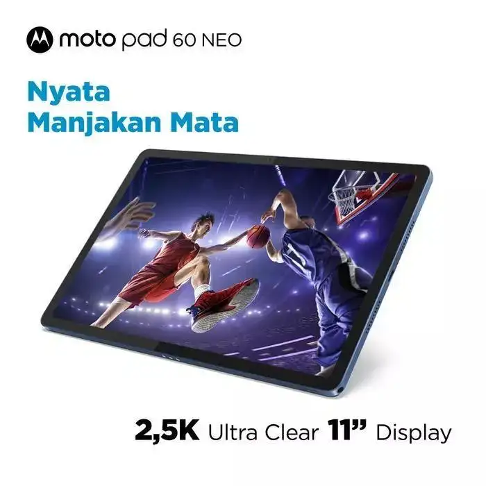 Lenovo Motorola Motopad 60 Neo 4GB 128GB + Pen + Folio Case Polar Blue