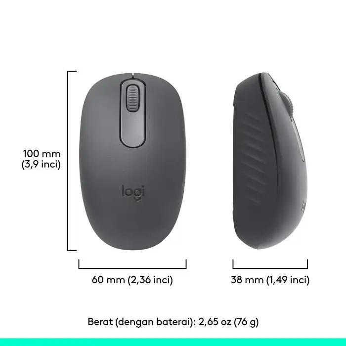 Logitech M196 WIRELESS Mouse Off White