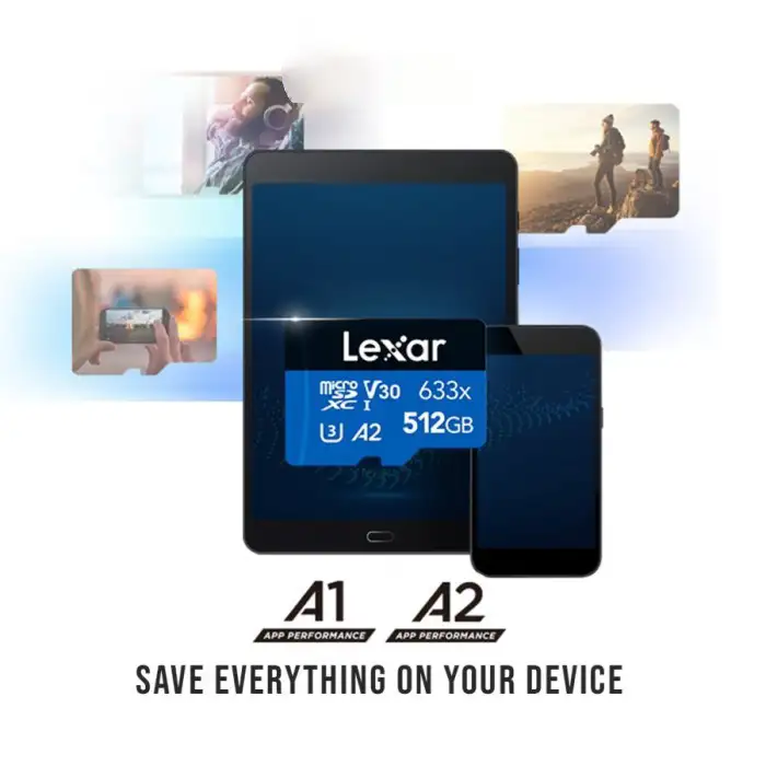 Lexar High Performance MicroSDHC 64GB BL 633X (No Adapter) 100Mbps