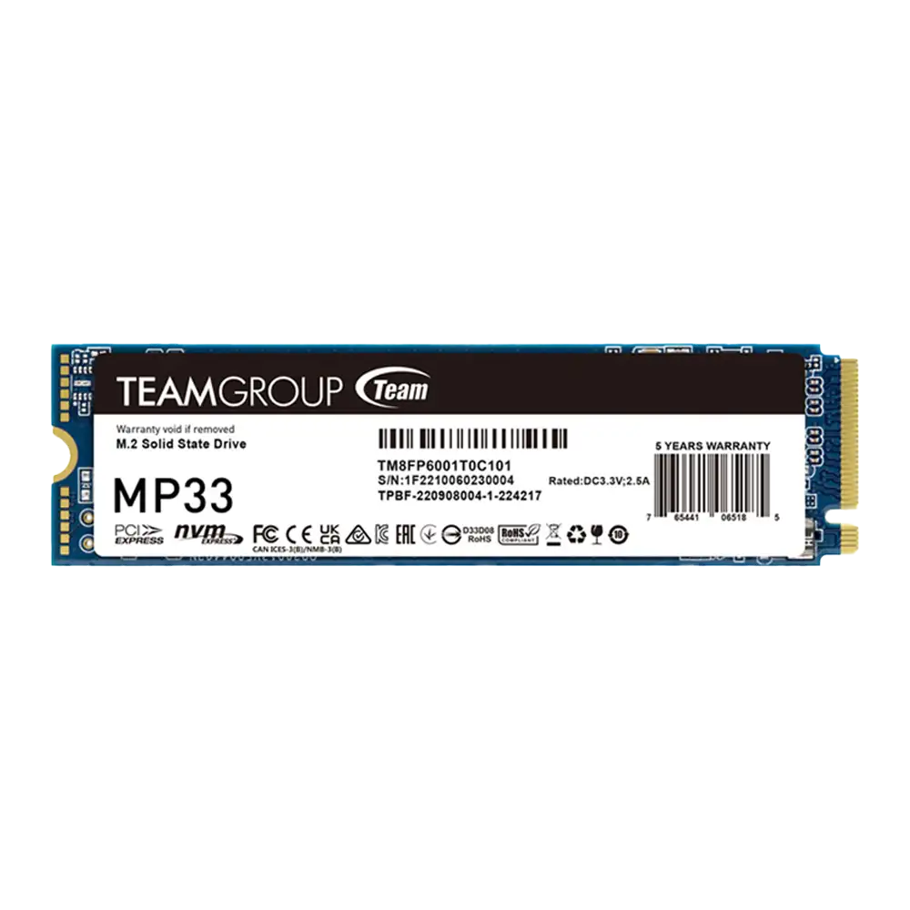 TEAM MP33 1TB NVME Gen3