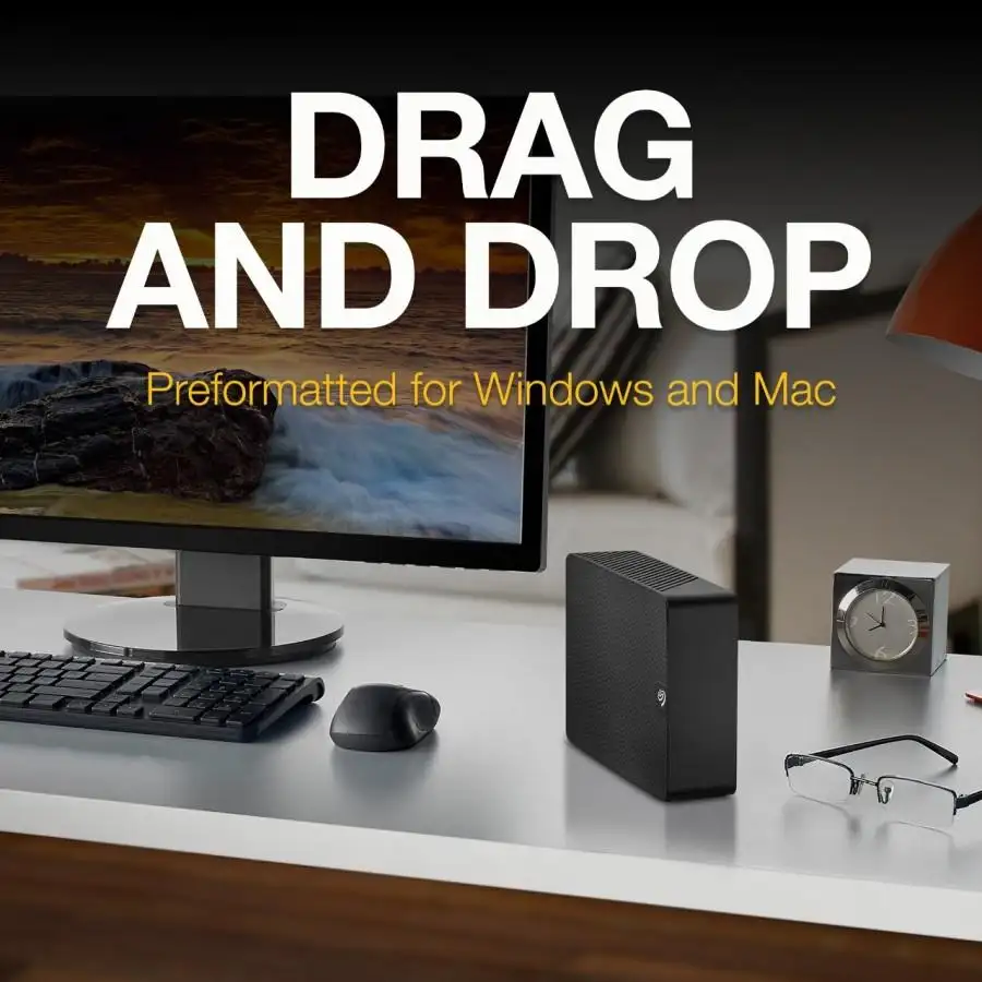 SEAGATE Expansion Desktop Harddisk External USB3.0 10TB