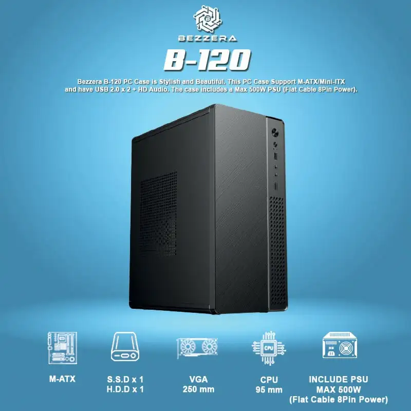 CASE BEZZERA B-120 500W USB2.0