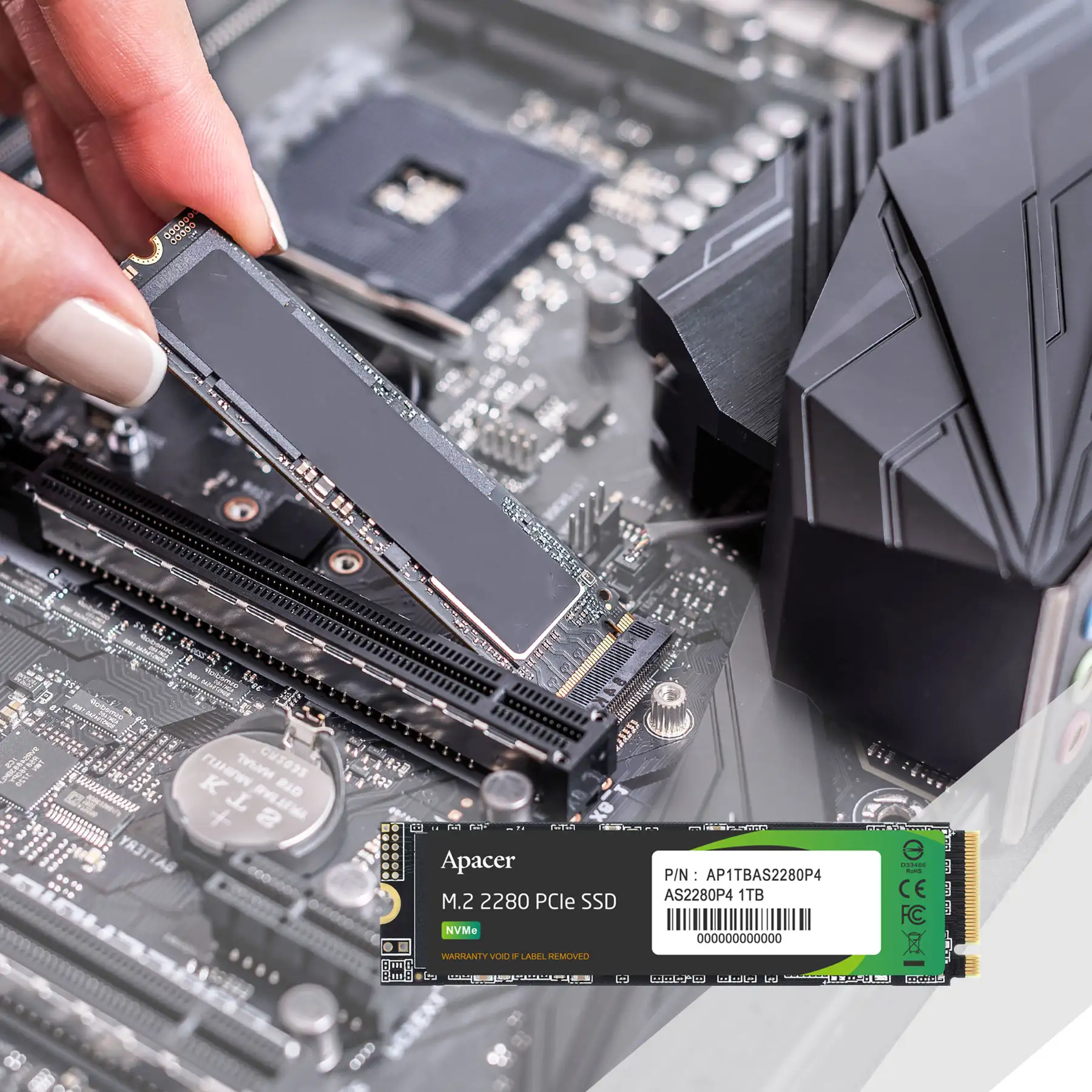 APACER AS2280P4 512GB M.2 NVME