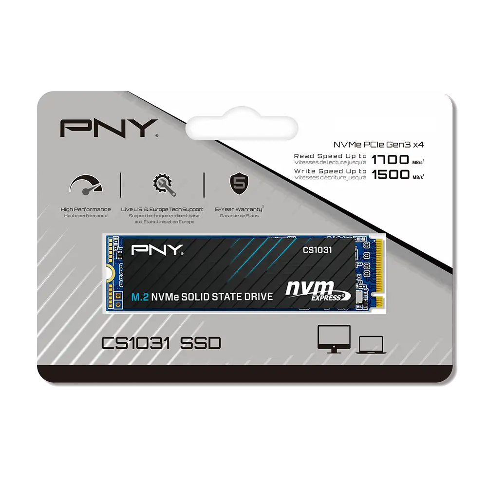 PNY CS1031 256GB NVME 3.0 SSD