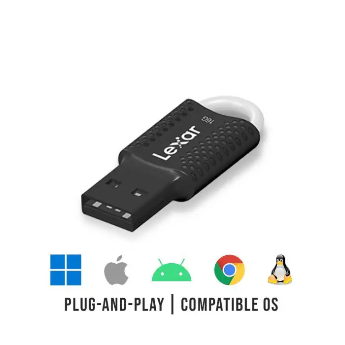 LEXAR JUMPDRIVE V40 USB 2.0 - 64GB GREY