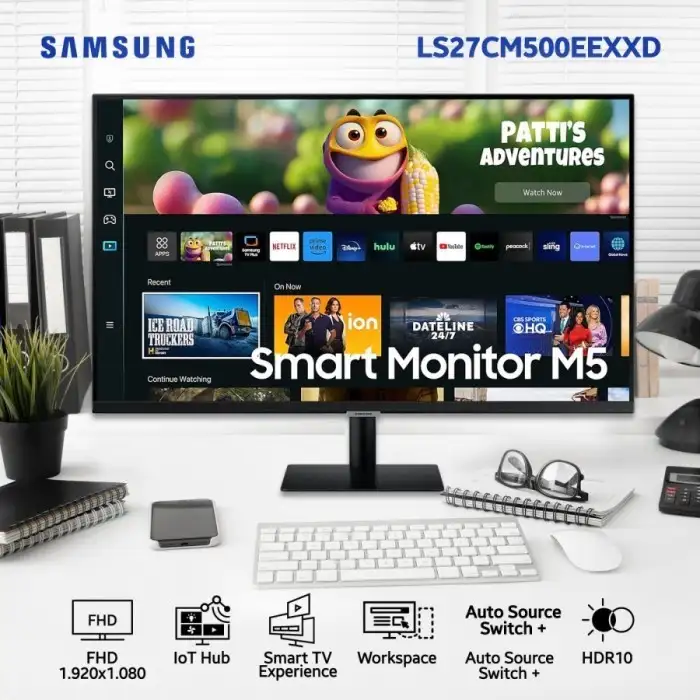 Samsung Smart Monitor M5 27" S27CM500 Black