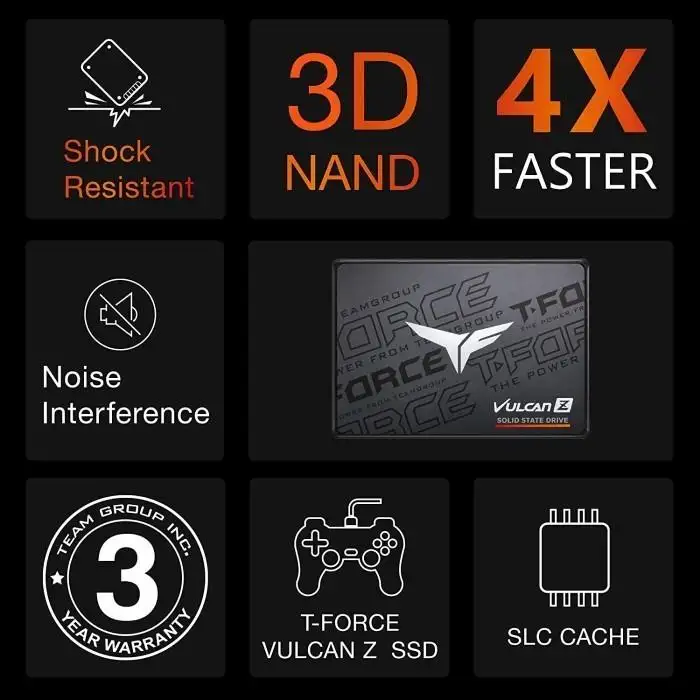 TEAM T-FORCE VULCAN Z TLC 512GB