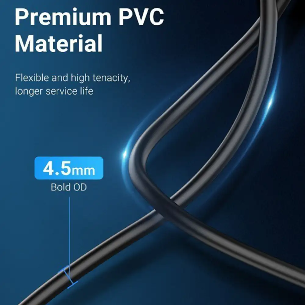 Vention Kabel USB 3.0 A Male to A Female Extension Cable 2m black CBHBH