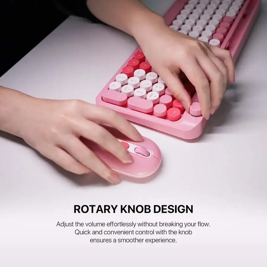 FANTECH KEYBOARD MOUSE DUAL MODE GO MOCHI101 WK899 COMBO PURPLE