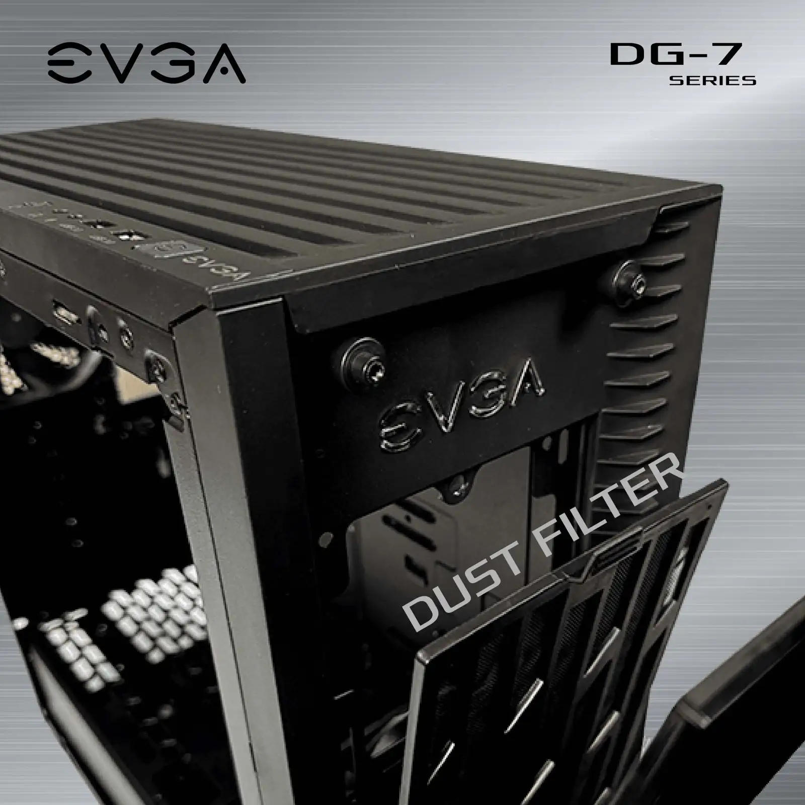 EVGA DG7 + 2 Fan Black ATX