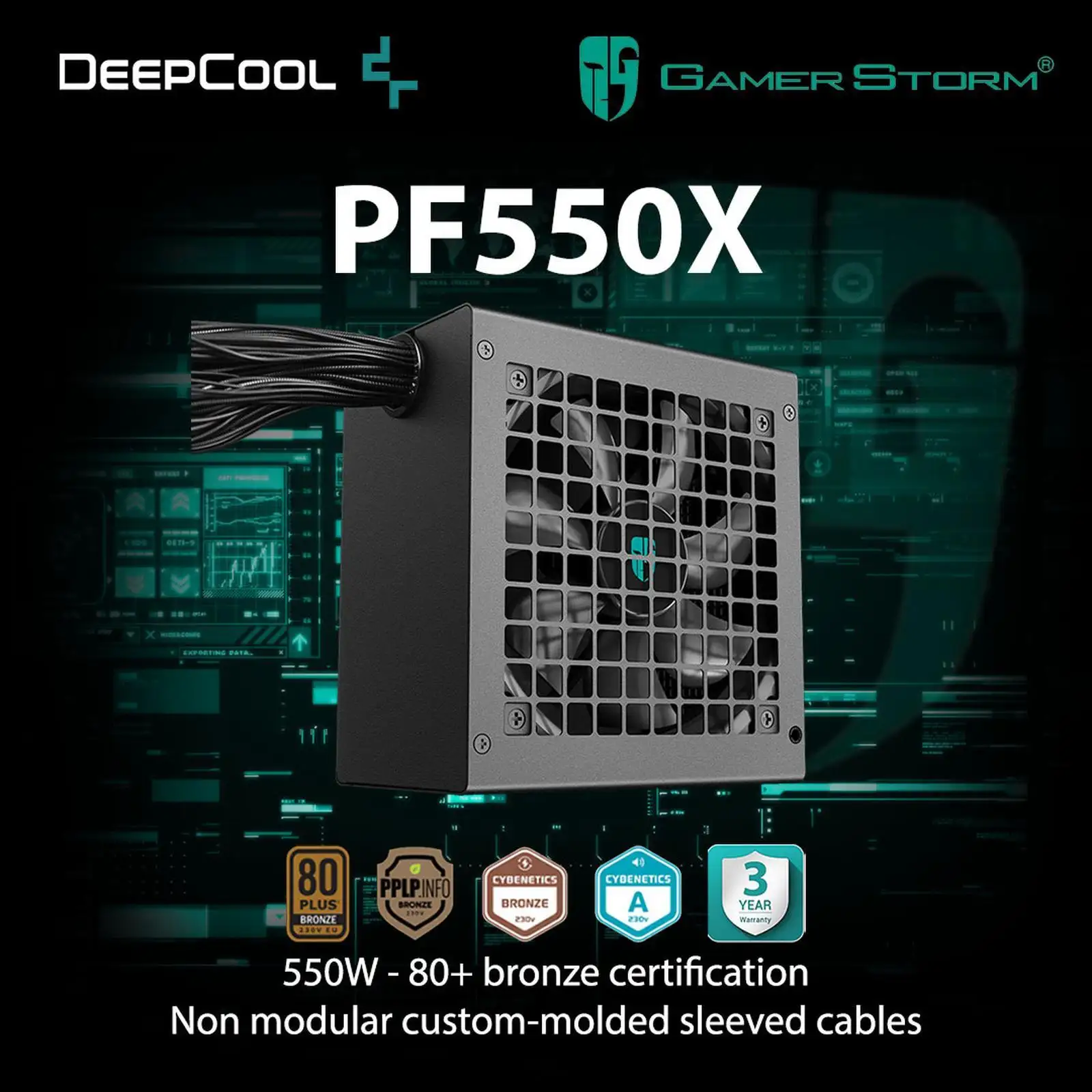 DEEPCOOL GAMERSTORM PF550X 550W 80+ BRONZE