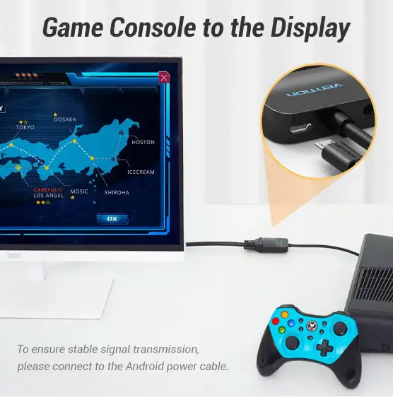 Vention Converter HDMI to VGA 0.15m Black (42154)