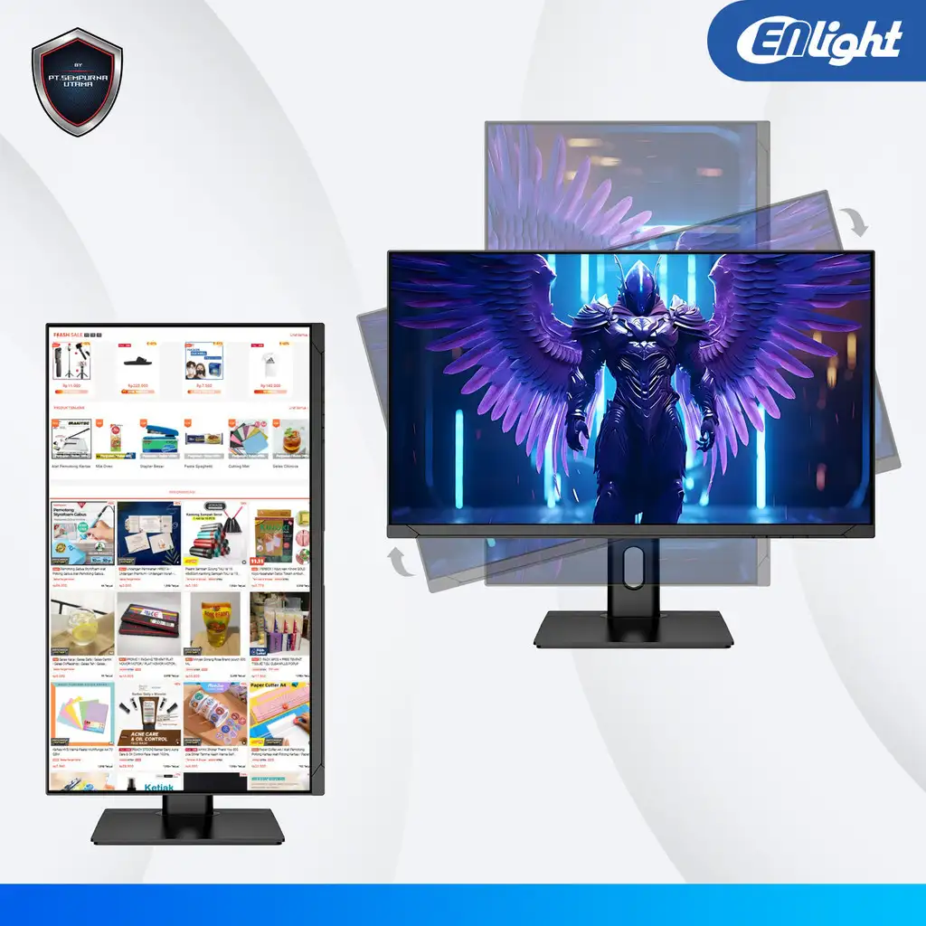 LED ENLIGHT 24ENR-B 24" IPS 180hz 1ms RGB Ergonomics