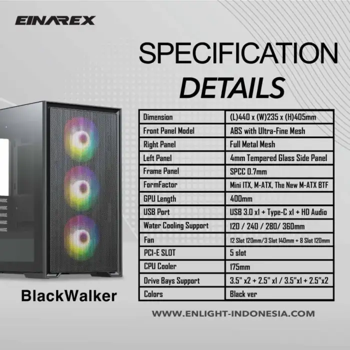 EINAREX BLACK WALKER