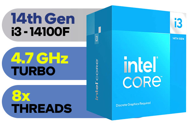 INTEL CORE i3 14100F BOX - Gambar 2