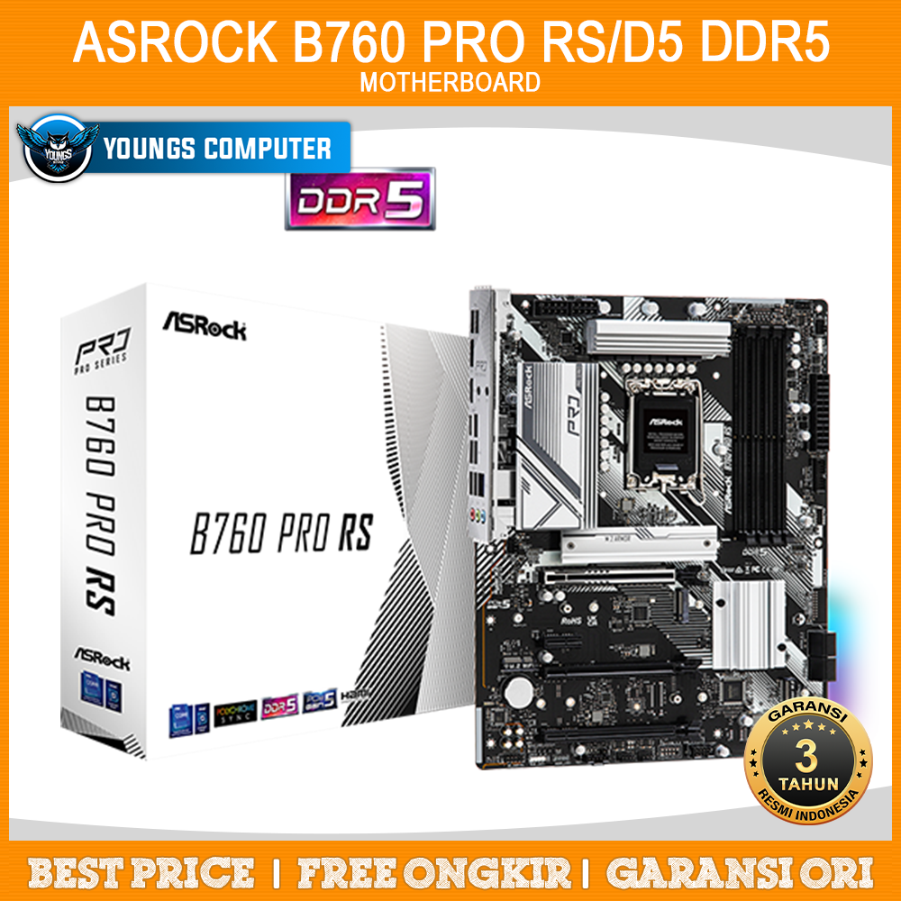 ASROCK B760 PRO RS/D5 DDR5