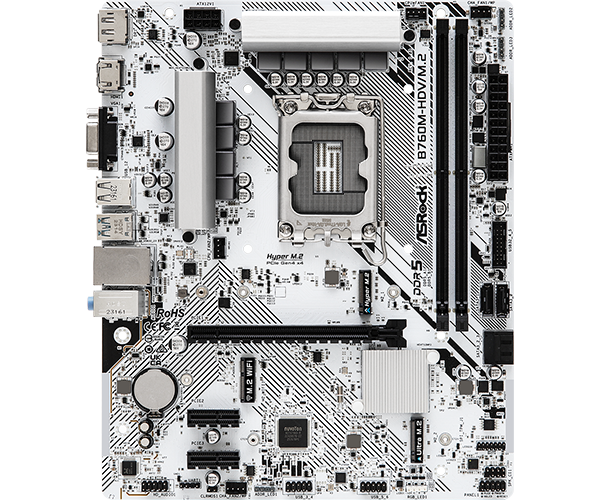ASROCK B760M-HDV/M.2 WHITE (DDR5) - Gambar 4
